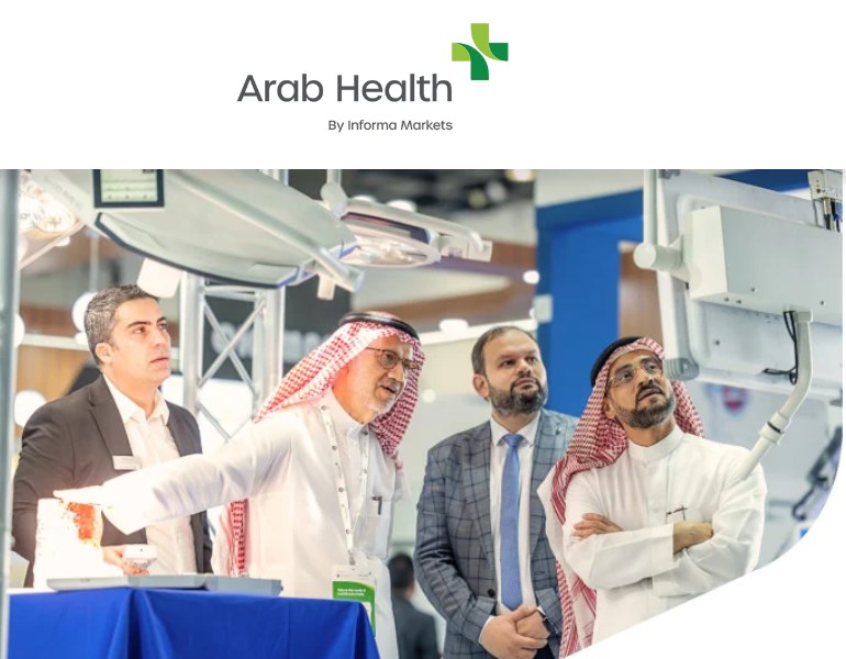 Visit us at Arab Health Hall 9 7-8